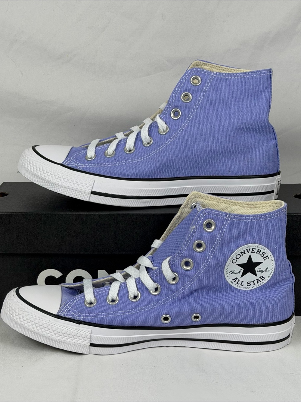 Converse Chuck Taylor All-Star Purple Canvas High-Top Sneakers Unisex M6.5 W8.5